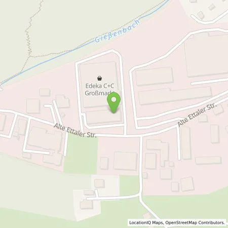 Standortübersicht der Tankstelle EDEKA Südbayern Handels Stiftung & Co KG in 82496 Oberau