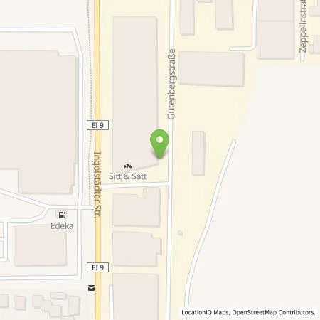 Standortübersicht der Tankstelle EDEKA Südbayern Handels Stiftung & Co KG in 85080 Gaimersheim