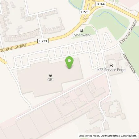 Standortübersicht der Tankstelle EnBW mobility+ AG und Co.KG in 52249 Eschweiler