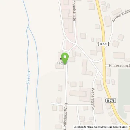 Standortübersicht der Tankstelle Claus Heinemann Elektroanlagen GmbH in 36142 Tann (Rhön)