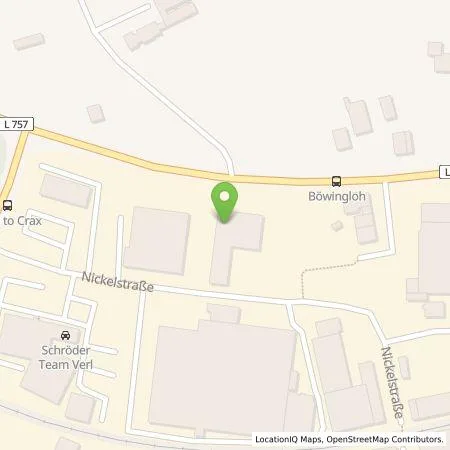 Standortübersicht der Tankstelle MW Facility Services GmbH in 33415 Verl