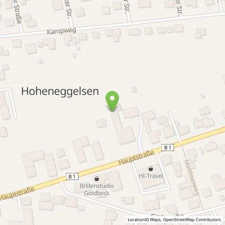 Standortübersicht der Tankstelle EDEKA-MIHA Charge GmbH in 31185 Söhlde