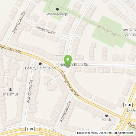 Standortübersicht der Tankstelle eze.network GmbH in 45136 Essen