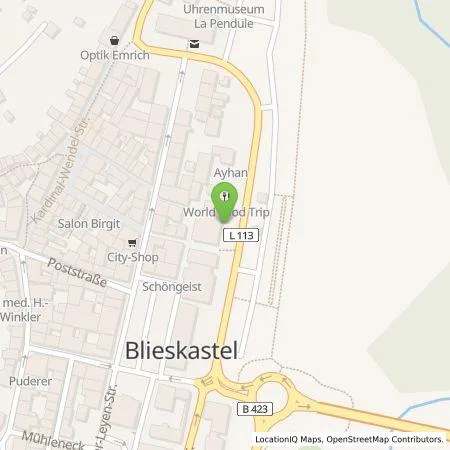 Standortübersicht der Tankstelle Sonnenstrom Saarpfalz OHG in 66440 Blieskastel