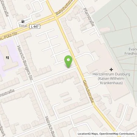 Standortübersicht der Tankstelle Stadtwerke Duisburg AG in 47137 Duisburg