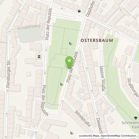 Standortübersicht der Tankstelle WSW Energie & Wasser AG in 42107 Wuppertal