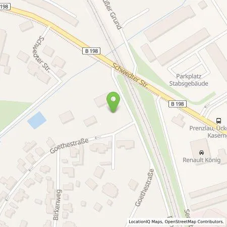 Standortübersicht der Tankstelle Kommunalwind Nord GmbH in 17291 Prenzlau