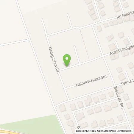 Standortübersicht der Tankstelle EWR AG in 68647 Biblis