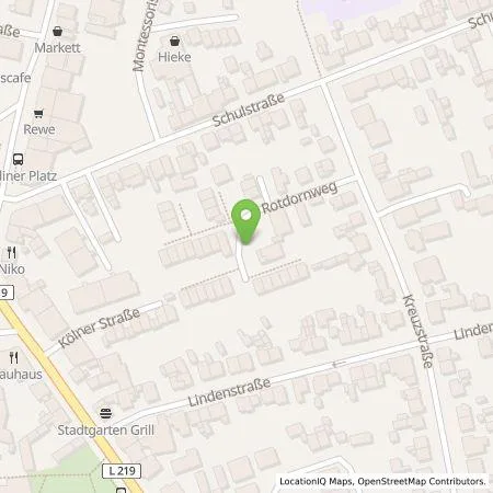 Standortübersicht der Tankstelle Stadtwerke Langenfeld GmbH in 40764 Langenfeld (Rheinland)