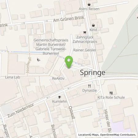 Standortübersicht der Tankstelle EnergieZukunft Hildesheim GmbH in 31832 Springe