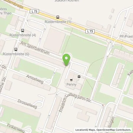 Standortübersicht der Tankstelle Köthen Energie GmBH in 06366 Köthen (Anhalt)