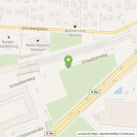 Standortübersicht der Tankstelle enercity AG in 12526 Berlin