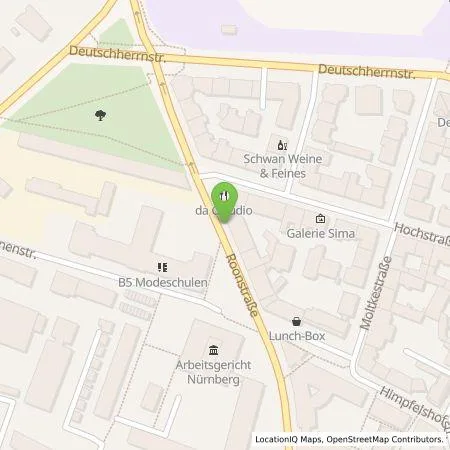 Standortübersicht der Tankstelle N-ERGIE Aktiengesellschaft in 90429 Nürnberg