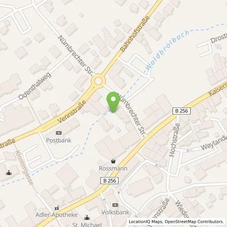 Standortübersicht der Tankstelle AggerEnergie GmbH in 51545 Waldbröl