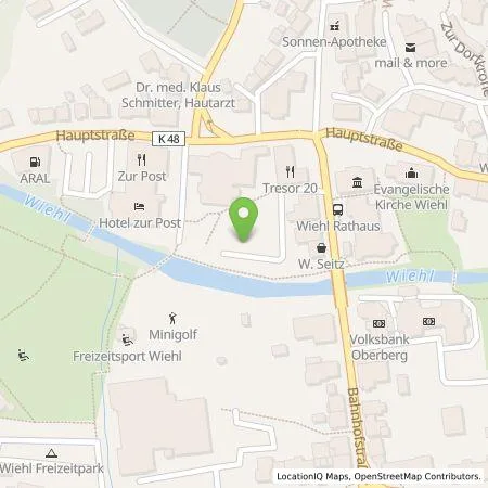 Standortübersicht der Tankstelle AggerEnergie GmbH in 51674 Wiehl