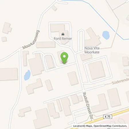 Standortübersicht der Tankstelle Günter FULDT GmbH & Co. KG in 24790 Schacht-Audorf