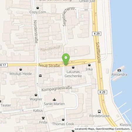 Standortübersicht der Tankstelle Flensburger Ladeinfrastrukturgesellschaft mbH in 24939 Flensburg