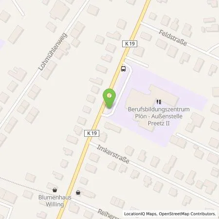 Standortübersicht der Tankstelle Stadtwerke Plön Versorgungs GmbH in 24211 Preetz