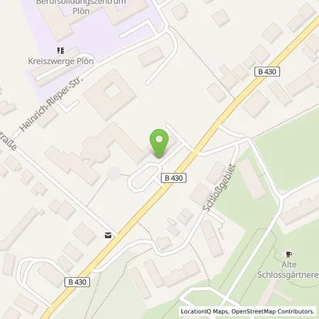 Standortübersicht der Tankstelle Stadtwerke Plön Versorgungs GmbH in 24306 Plön