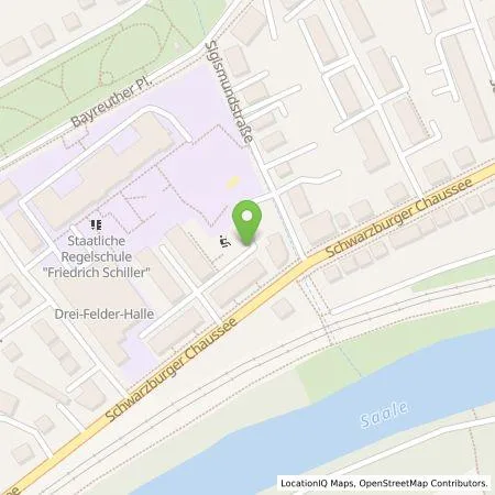 Standortübersicht der Tankstelle Energieversorgung Rudolstadt Gmb in 07407 Rudolstadt