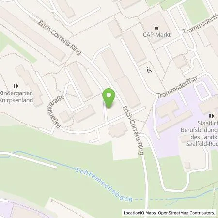 Standortübersicht der Tankstelle Energieversorgung Rudolstadt Gmb in 07407 Rudolstadt