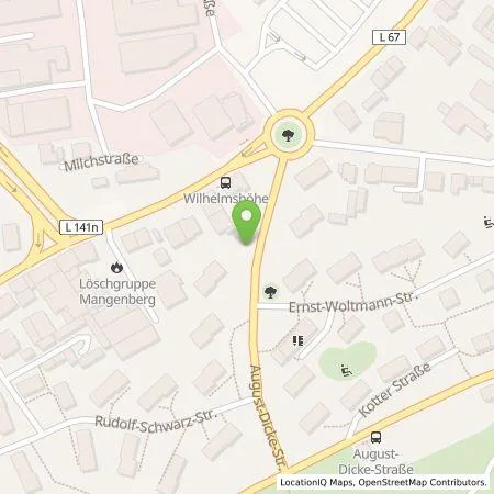 Standortübersicht der Tankstelle Stadtwerke Solingen GmbH in 42655 Solingen