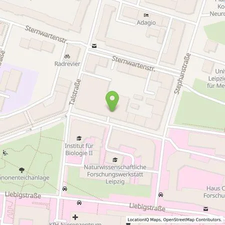 Standortübersicht der Tankstelle EnergieZukunft Hildesheim GmbH in 04103 Leipzig