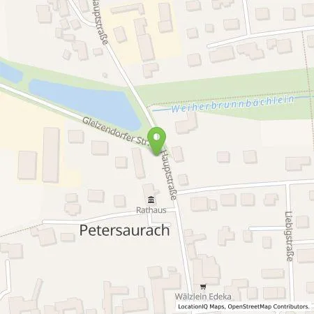 Standortübersicht der Tankstelle N-ERGIE Aktiengesellschaft in 91580 Petersaurach