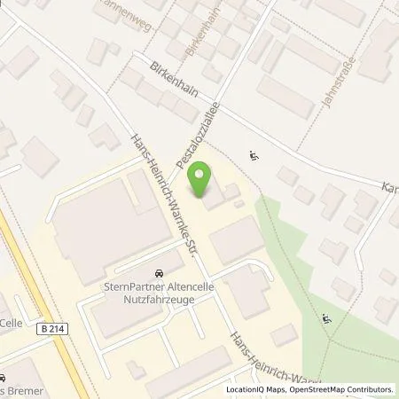 Standortübersicht der Tankstelle Stadtwerke Celle GmbH in 29227 Celle