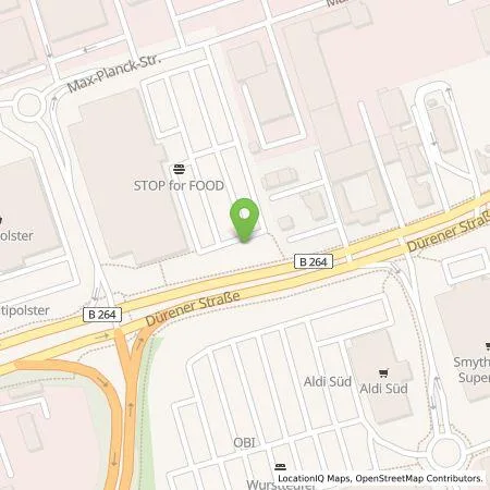 Standortübersicht der Tankstelle E.ON Drive Infrastructure GmbH in 50858 Köln