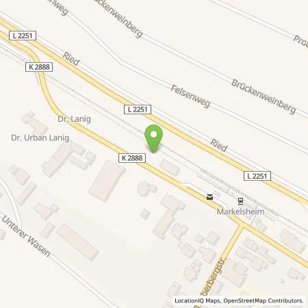 Standortübersicht der Tankstelle Braun Heizungs- und Sanitärtechnik GmbH in 97980 Bad Mergentheim