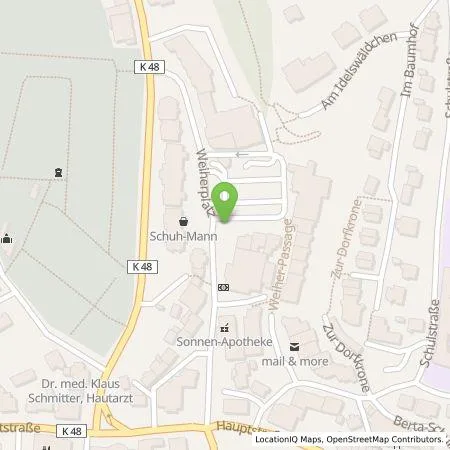 Standortübersicht der Tankstelle AggerEnergie GmbH in 51674 Wiehl