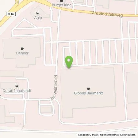 Standortübersicht der Tankstelle Pfalzwerke AG in 85051 Ingolstadt