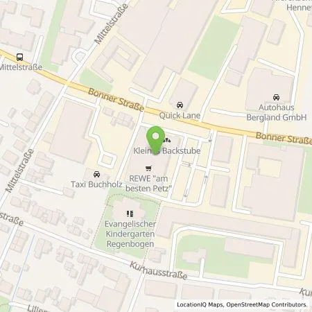 Standortübersicht der Tankstelle EnBW mobility+ AG und Co.KG in 53773 Hennef (Sieg)