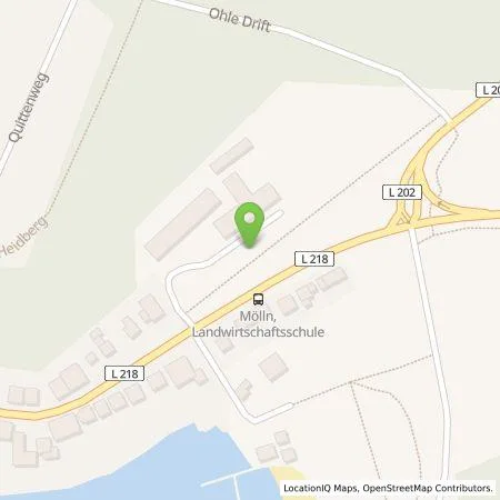 Standortübersicht der Tankstelle Vereinigte Stadtwerke GmbH in 23879 Mölln