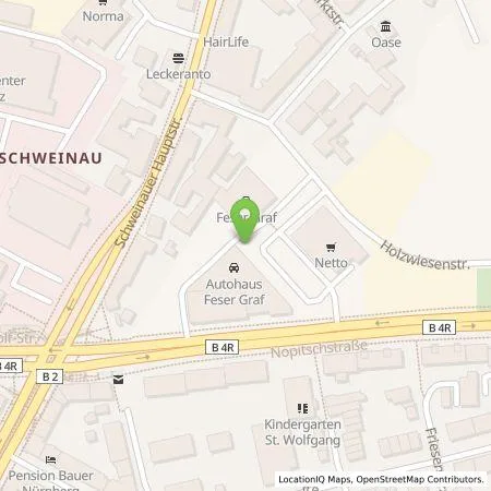 Standortübersicht der Tankstelle HomE of Mobility GmbH in 90441 Nürnberg