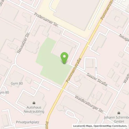 Standortübersicht der Tankstelle REWAG KG in 93073 Neutraubling