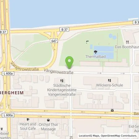 Standortübersicht der Tankstelle Stadtwerke Heidelberg Energie GmbH in 69115 Heidelberg