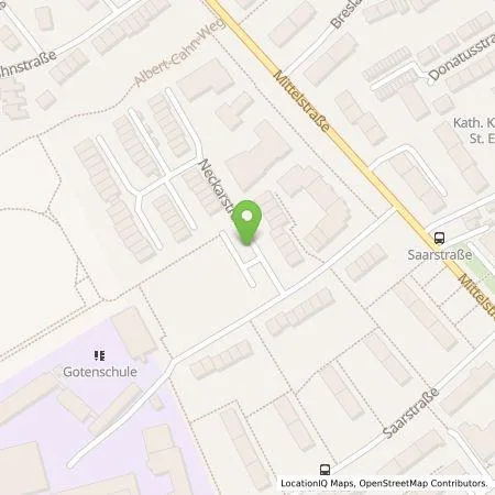 Standortübersicht der Tankstelle Energie- und Wasserversorgung Bonn/Rhein-Sieg GmbH in 53175 Bonn