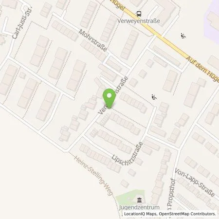 Standortübersicht der Tankstelle Energie- und Wasserversorgung Bonn/Rhein-Sieg GmbH in 53121 Bonn