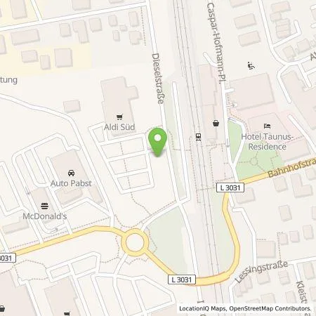 Standortübersicht der Tankstelle ALDI SÜD Immobilienverwaltungs-GmbH & Co. oHG in 65520 Bad Camberg