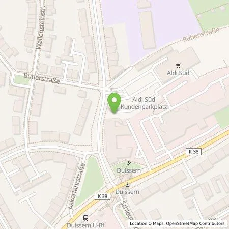 Standortübersicht der Tankstelle ALDI SÜD Immobilienverwaltungs-GmbH & Co. oHG in 47058 Duisburg