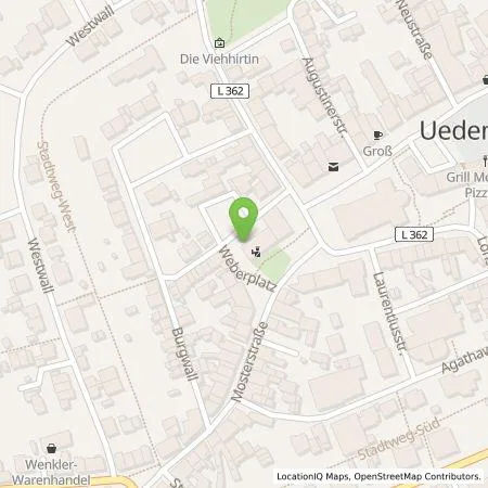 Standortübersicht der Tankstelle Westenergie Metering GmbH in 47589 Uedem