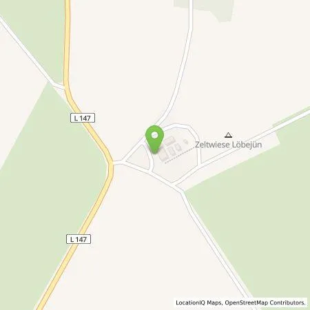 Standortübersicht der Tankstelle Zeltwiese Löbejün in 06193 Wettin-Löbejün