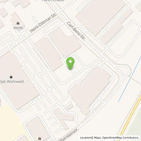 Standortübersicht der Tankstelle BayWa Mobility Solutions GmbH in 97424 Schweinfurt