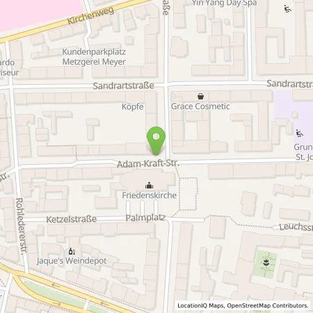 Standortübersicht der Tankstelle N-ERGIE Aktiengesellschaft in 90419 Nürnberg