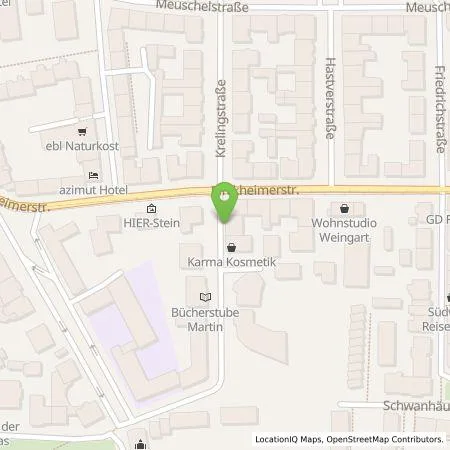 Standortübersicht der Tankstelle N-ERGIE Aktiengesellschaft in 90408 Nürnberg