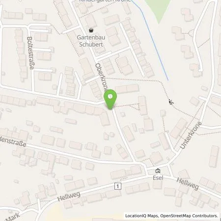 Standortübersicht der Tankstelle Stadtwerke Witten Energielösungen GmbH in 58455 Witten