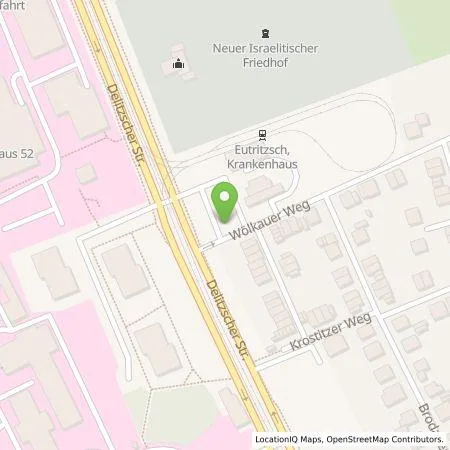 Standortübersicht der Tankstelle Stadtwerke Leipzig GmbH in 04129 Leipzig