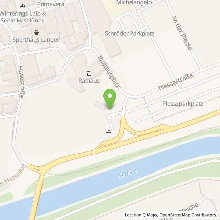 Standortübersicht der Tankstelle EWE Go HOCHTIEF Ladepartner GmbH & Co. KG in 49740 Haselünne